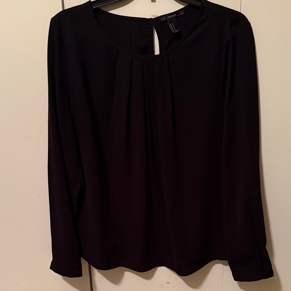 Forever 21 Classic Black Blouse